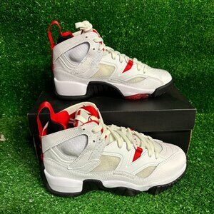 Nike Air Jordan Jumpman Two Trey Youth Size 4Y White Red Black Shoes DQ8431-160
